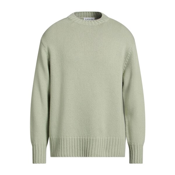 【貨物輸送無料】 ランバン メンズ 編み物\u0026プルオーバー アウター Sweaters Green
