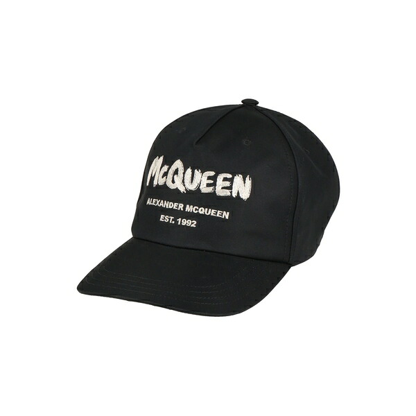 【貨物輸送無料】 マックイーン メンズ かぶり笠 佩び物 Hats Black