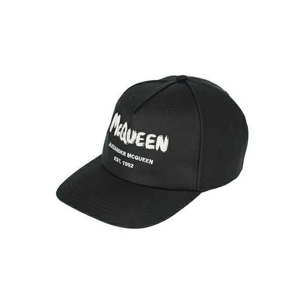 【貨物輸送無料】 マックイーン メンズ かぶり笠 佩び物 Hats Black