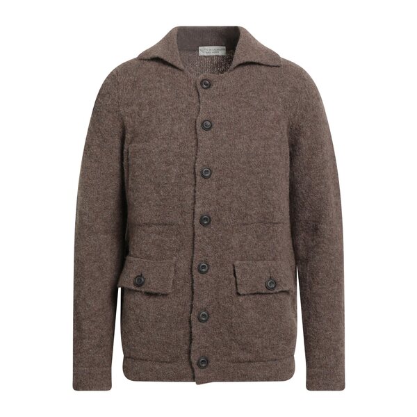 【貨物輸送無料】 フィリッポ デ ラウレンティス メンズ ジレー アウター Cardigans Brown