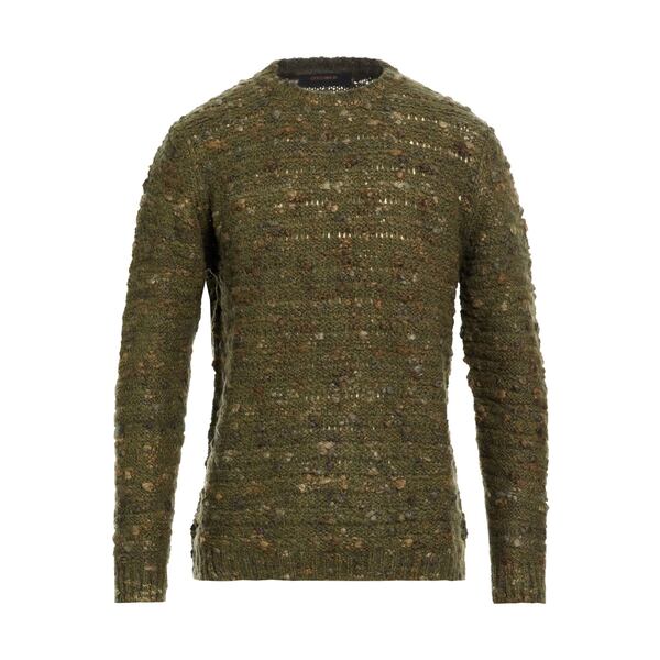 【送料無料】 オフィシナ３６ メンズ ニット&セーター アウター Sweaters Green｜asty