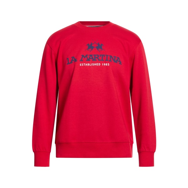 【貨物輸送無料】 ラ マルティーナ メンズ パーカー・スウェットシャツ アウター Sweatshirts Red