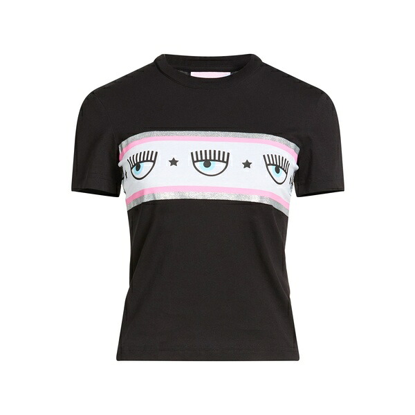 【貨物輸送無料】 シアラフェラーニ レディース プルオーバー トップス T-shirts Black