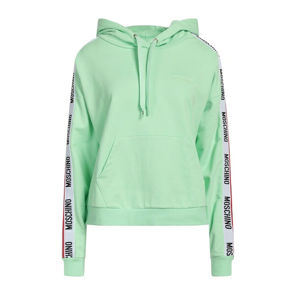 【貨物輸送無料】 モスキーノ レディース パーカー・スウェットシャツ アウター Sweatshirts Green