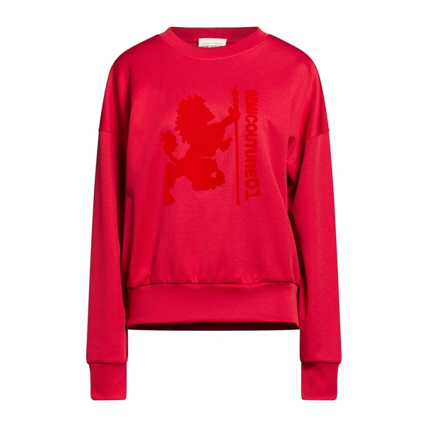 【貨物輸送無料】 セミクチュール レディース パーカー・スウェットシャツ アウター Sweatshirts Red