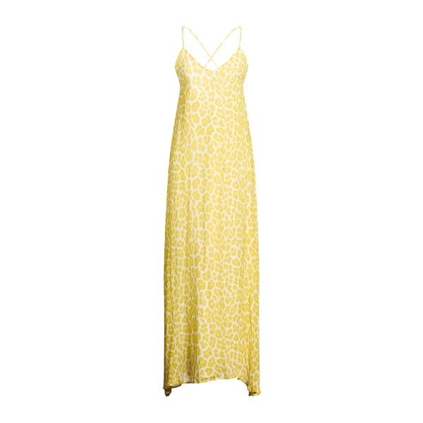 【送料無料】 フィジコ レディース ワンピース トップス Maxi dresses Yellow｜asty