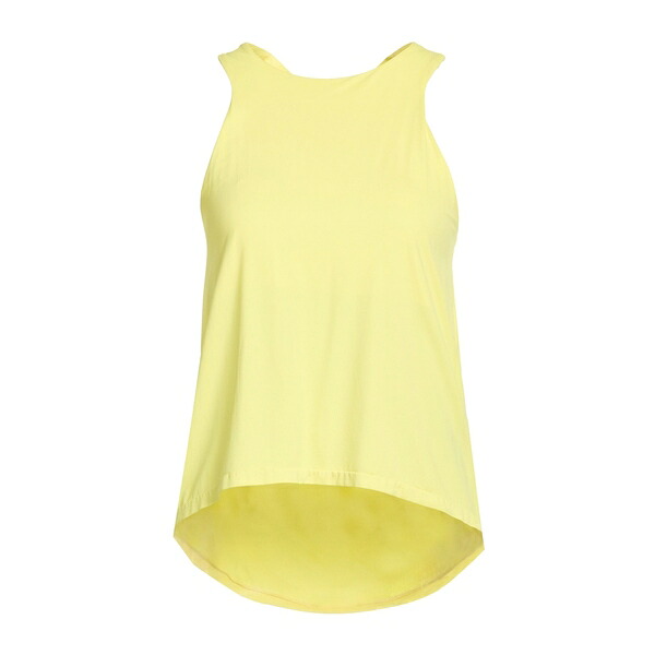 【送料無料】 アールアールディ レディース Tシャツ トップス Tank tops Yellow｜asty