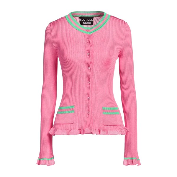 【貨物輸送無料】 モスキーノ レディース ジレー アウター Cardigans Pink