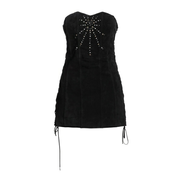【送料無料】 ゲス レディース ワンピース トップス Mini dresses Black｜asty 24,272円
