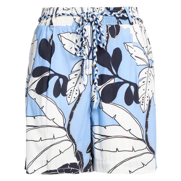 【貨物輸送無料】 ツイン仕掛ける レディース 心地好いズボン下 ボトムス Shorts \u0026 Bermuda Shorts Azure