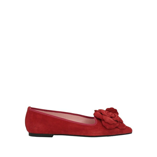【貨物輸送無料】 プリティ・バレリーナ レディース スリッポン・ローファー シューズ Loafers Red