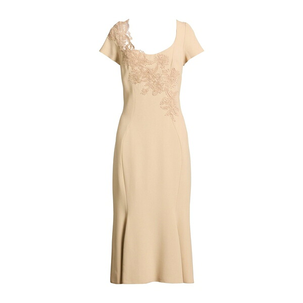 【貨物輸送無料】 エルマンノ シェルヴィーノ レディース 衣裳 トップス Midi dresses Beige
