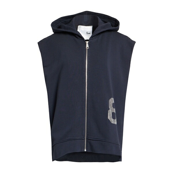 【貨物輸送無料】 エイト・ピーエム レディース パーカー・スウェットシャツ アウター Sweatshirts Blue