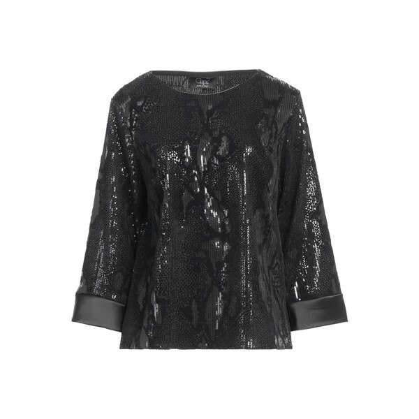 【貨物輸送無料】 クリップス レディース ティーシャツ トップス Tops Black