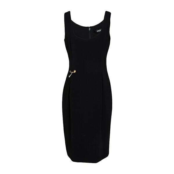 【貨物輸送無料】 ヴェルサーチ レディース 衣裳 トップス Midi dresses Black