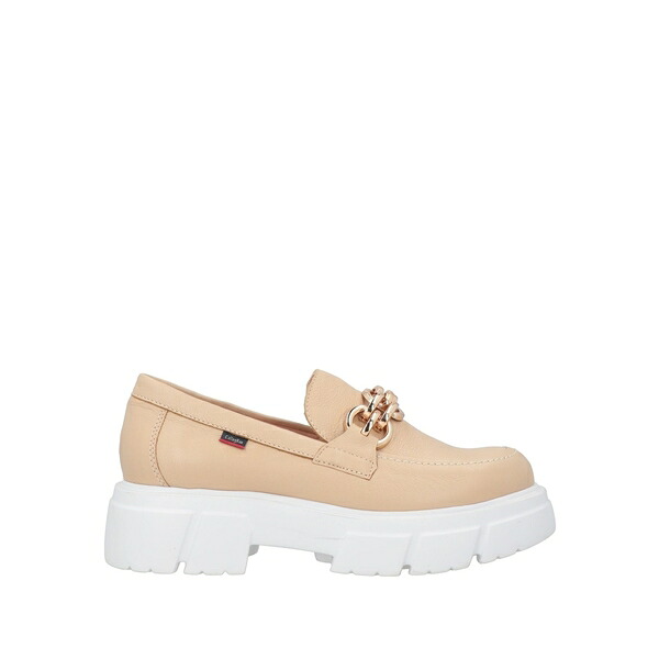 【貨物輸送無料】 ハラ火器 レディース スリッポン・ローファー シューズ Loafers Beige
