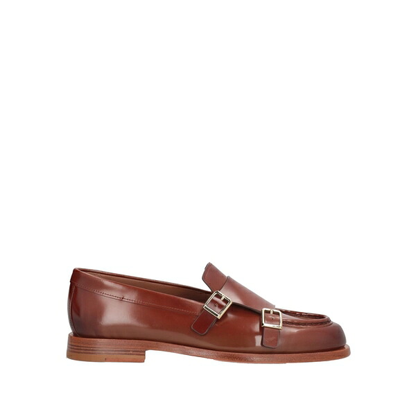 【貨物輸送無料】 サントーニ レディース スリッポン・ローファー シューズ Loafers Brown