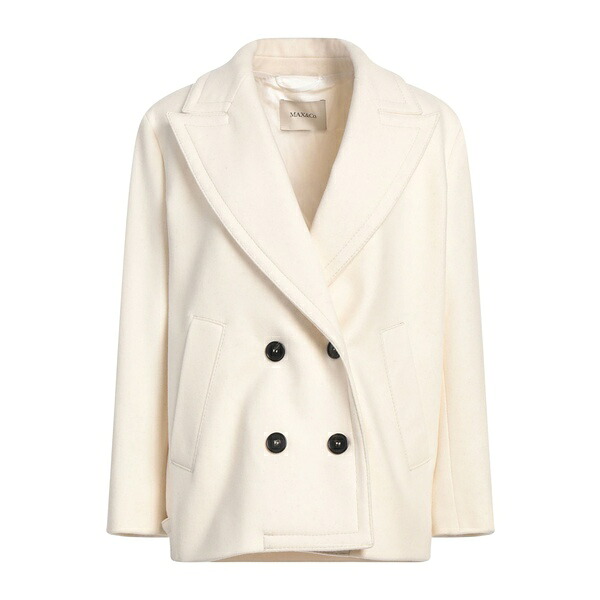 【貨物輸送無料】 マックス アンド コー レディース 上衣＆上衣 アウター Coats White