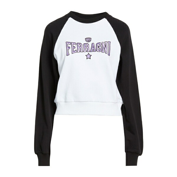 【貨物輸送無料】 シアラフェラーニ レディース パーカー・スウェットシャツ アウター Sweatshirts White