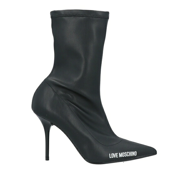 【貨物輸送無料】 モスキーノ レディース ブーツ シューズ Ankle boots Black