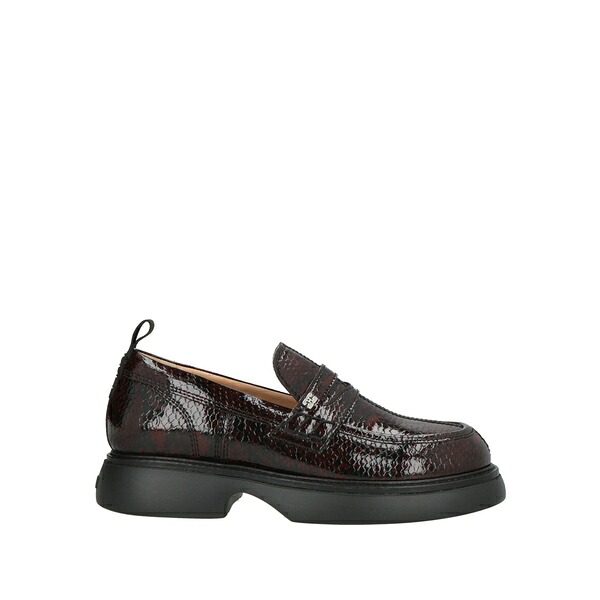【貨物輸送無料】 ガニー レディース スリッポン・ローファー シューズ Loafers Brown