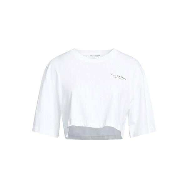 【貨物輸送無料】 フィロソフィーデロレンゾセラフィーニ レディース プルオーバー トップス T-shirts White