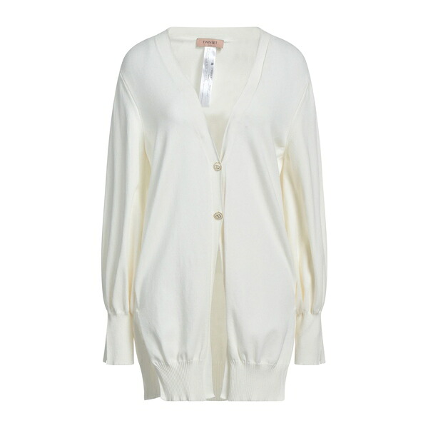 【貨物輸送無料】 ツイン仕掛ける レディース ジレー アウター Cardigans White