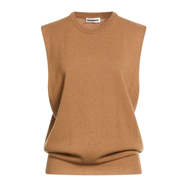 【貨物輸送無料】 ジル・サンダー レディース 編み物\u0026プルオーバー アウター Sweaters Beige