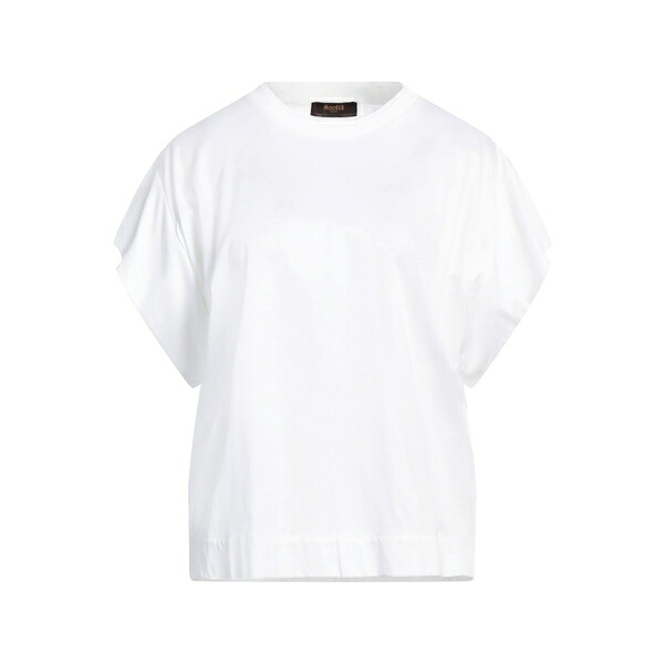 【貨物輸送無料】 ムーレー レディース プルオーバー トップス T-shirts White