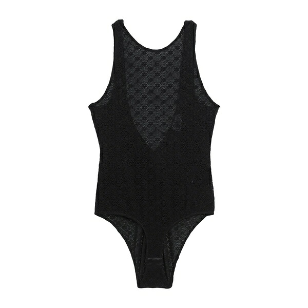【貨物輸送無料】 ガニー レディース プルオーバー トップス Bodysuits Black