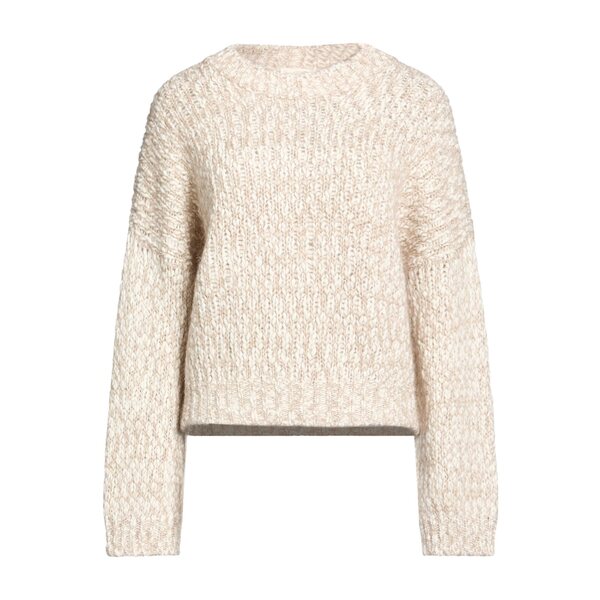 【貨物輸送無料】 フェデーリ レディース 編み物\u0026プルオーバー アウター Sweaters Beige