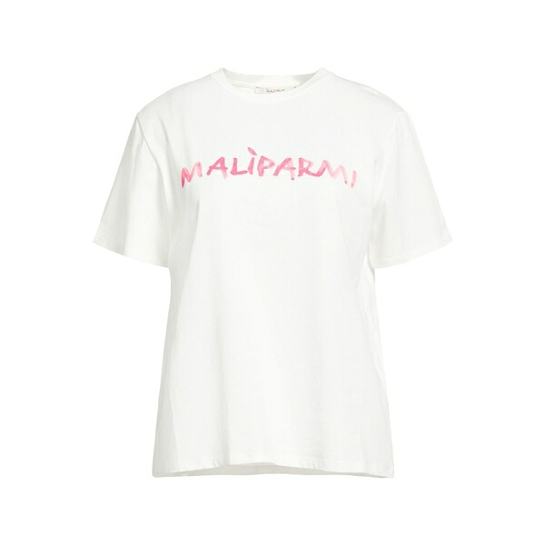【送料無料】 マリパルミ レディース Tシャツ トップス T-shirts White｜asty