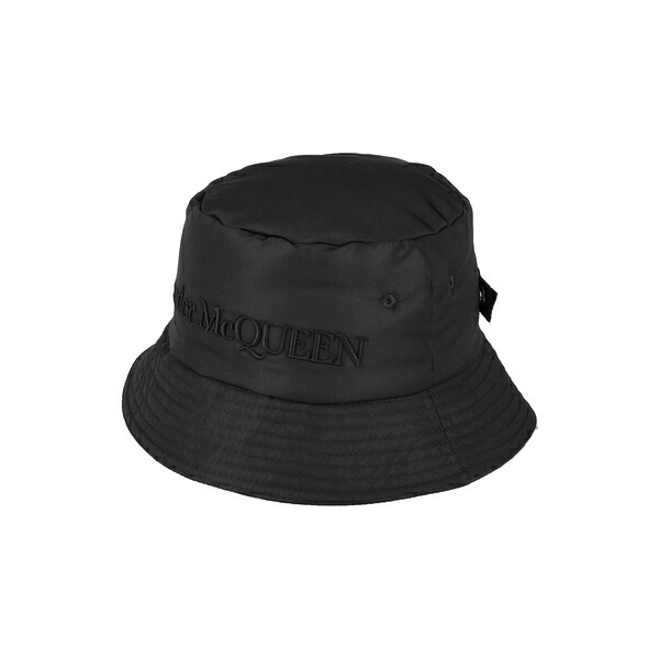 【送料無料】 マックイーン レディース 帽子 アクセサリー Hats Black｜asty