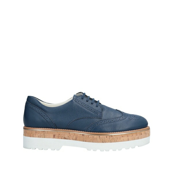 【貨物輸送無料】 ホー火器 レディース オックスフォード シューズ Lace-up shoes Blue