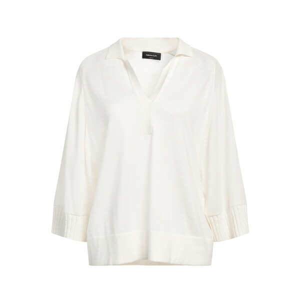 【貨物輸送無料】 ファビアナ フィリッピ レディース 編み物\u0026スウェーター アウター Sweaters White