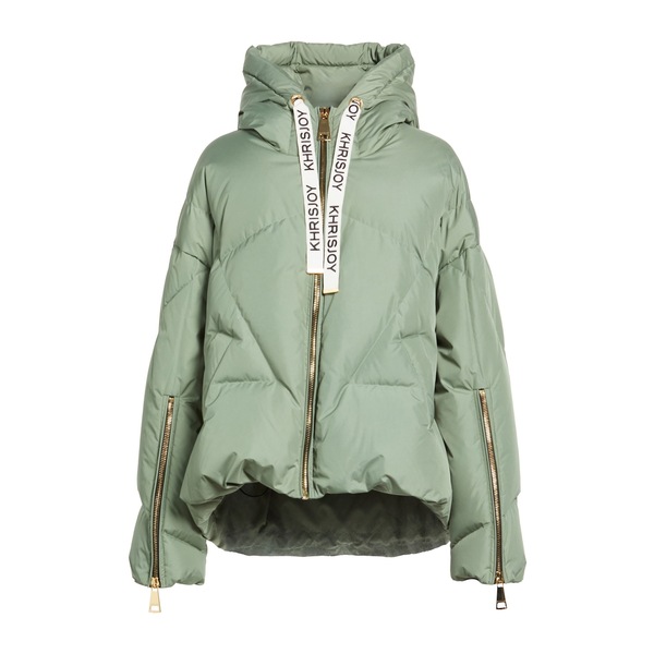 【貨物輸送無料】 クリスジョイ レディース 上衣＆上衣 アウター Puffers Green