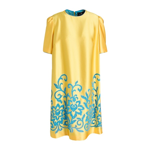 【貨物輸送無料】 エトロ レディース 衣裳 トップス Mini dresses Yellow