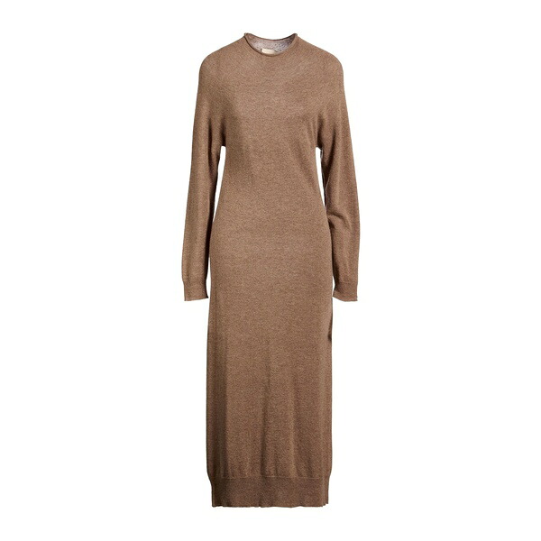 【貨物輸送無料】 アリジ レディース 衣装 トップス Midi dresses Brown