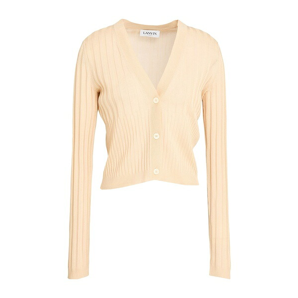 【貨物輸送無料】 ランバン レディース ジレー アウター Cardigans Beige