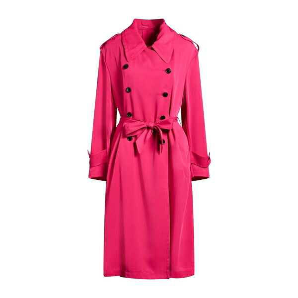 【貨物輸送無料】 構成成分  レディース 上衣＆上衣 アウター Overcoats \u0026 Trench Coats Pink