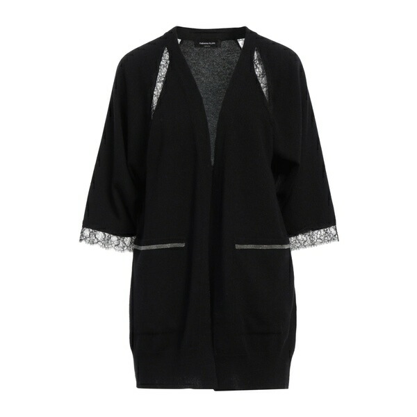 【貨物輸送無料】 ファビアナ フィリッピ レディース 編み物\u0026プルオーバー アウター Cardigans Black