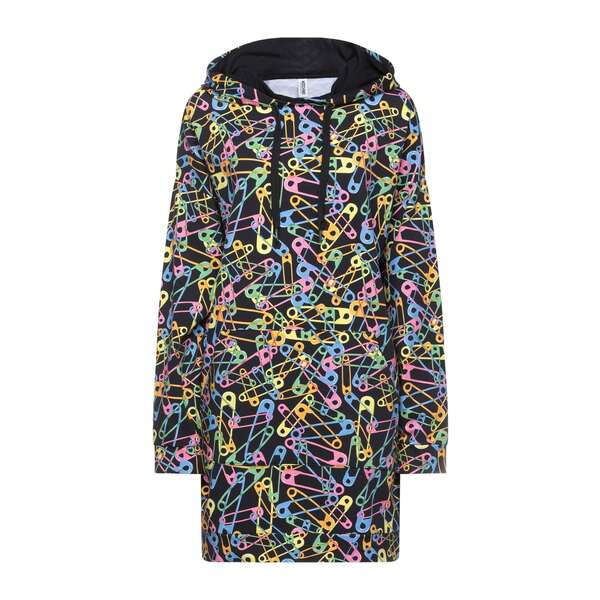 【貨物輸送無料】 モスキーノ レディース パーカー・スウェットシャツ アウター Sweatshirts Black