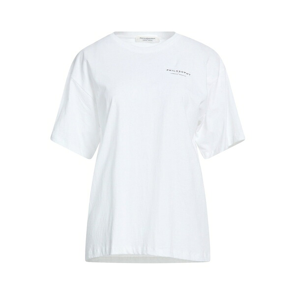 【貨物輸送無料】 フィロソフィーデロレンゾセラフィーニ レディース プルオーバー トップス T-shirts White