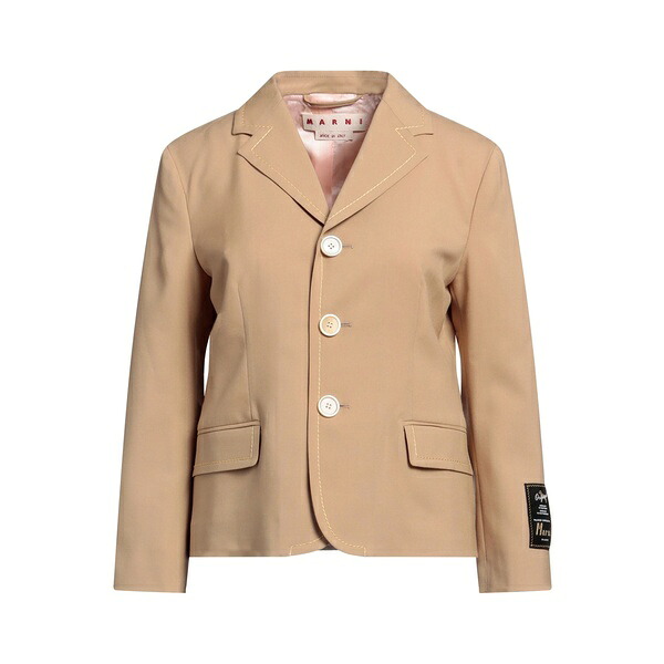 【貨物輸送無料】 マルニ レディース 上衣＆上衣 アウター Blazers Beige