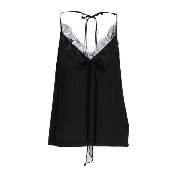 【送料無料】 マックイーン レディース Tシャツ トップス Tops Black|asty