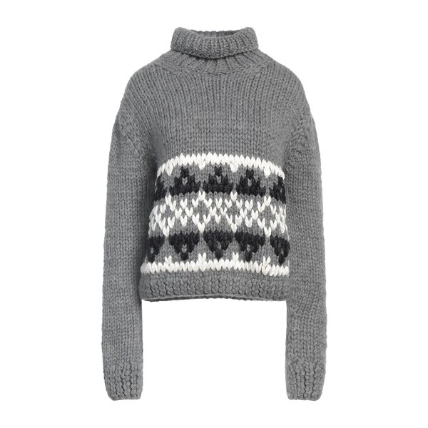 【貨物輸送無料】 ジル・サンダー レディース 編み物\u0026スウェーター アウター Turtlenecks Grey