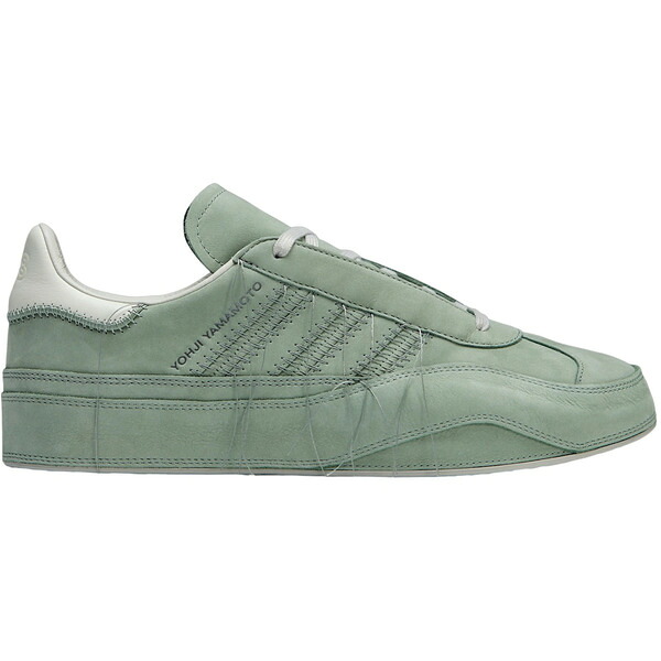 adidas アディダス メンズ スニーカー 【adidas Y-3 Gazelle Silver Green Off White Light Brown】 サイズ US_5(23.0cm) Silver Green/Off White/Light Brown｜asty