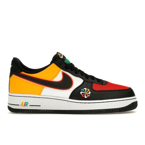 Nike ナイキ メンズ スニーカー  【Nike Air Force 1 Low Sunburst】  サイズ US_9.5(27.5cm) White/Black-Lucid Green