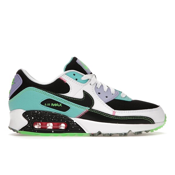 Nike ナイキ レディース スニーカー  【Nike Air Max 90 Exeter Edition White Multi (Women)】  サイズ US_6(23.0cm) Sumit White/Aqua/Lavender-Volt