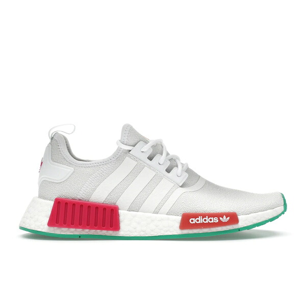 adidas アディダス レディース スニーカー  【adidas NMD R1 White Magenta Green (Women\u0027s)】  大いさ US_8.5(25.5糎) Cloud White/Hi-Res Green/Real Magenta レディース靴-靴
